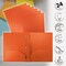 Better Office Products 2 Pocket Heavyweight Plastic Folder Portfolio With Prongs, Letter Size, Orange, 24PK 86617-24pk - alternate 5